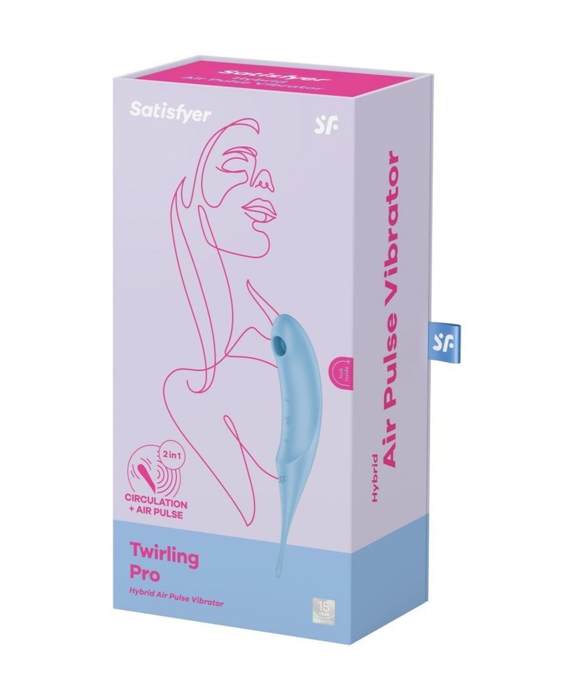 Satisfyer Twirling Pro Blue - Stymulator Łechtaczki
