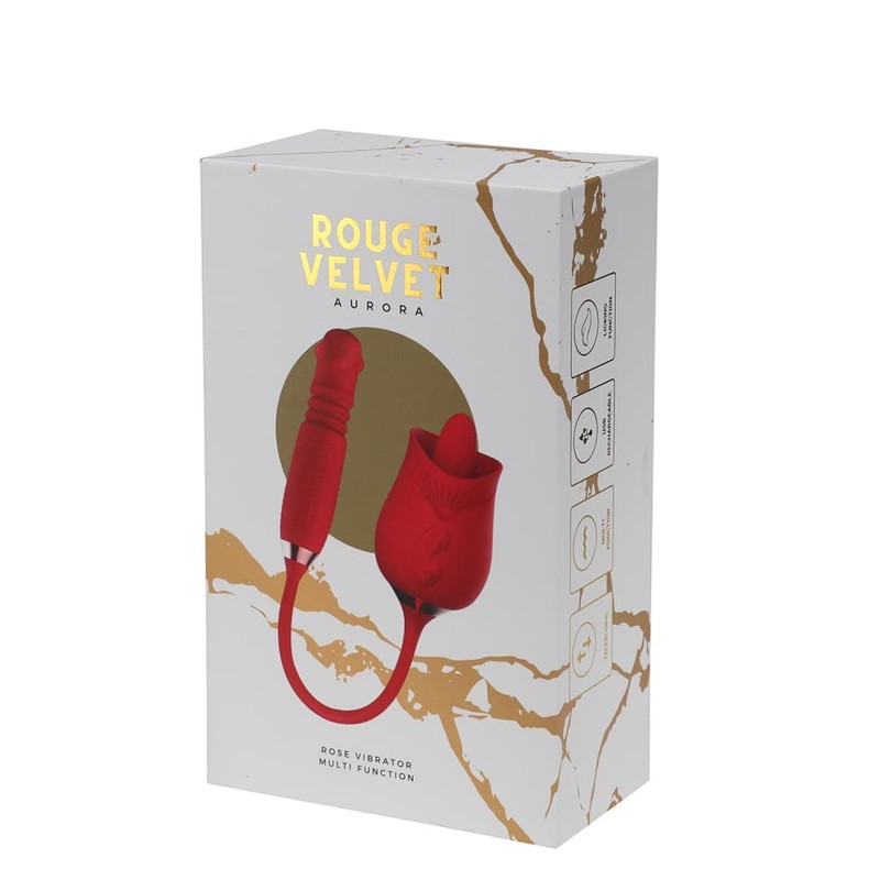 Rouge Velvet - Rose Vibrator - Stymulator Intymny