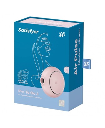 Satisfyer Pro To Go 3 Rose - Stymulator Łechtaczki