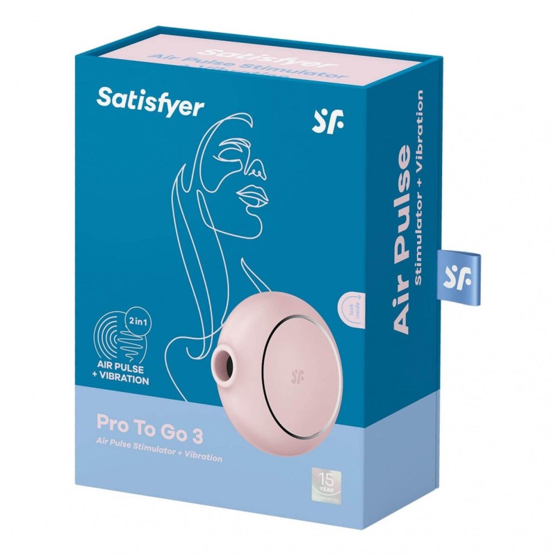 Satisfyer Pro To Go 3 Rose - Stymulator Łechtaczki