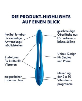 Elastic Game multi vibrator (Dark blue)