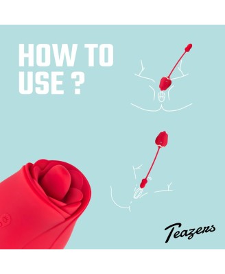 Teazers Rose Vibrator - Jajeczko Stymulujące - Róża