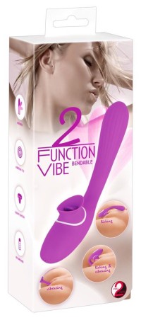 2 Function bendable Vibe - Wibrator Stymulujący Punkt G i Łechtaczkę