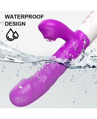 Wibrator- SiliconeTongue Vibrator, USB 10 Function