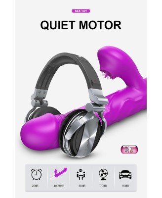 Wibrator- SiliconeTongue Vibrator, USB 10 Function