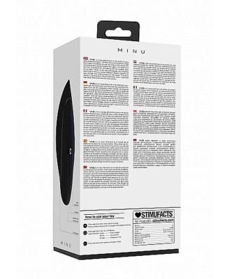 Stymulator Minu - Lay On Vibrator - Stymulator Łechtaczki - Czarny