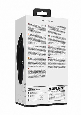 Stymulator Minu - Lay On Vibrator - Stymulator Łechtaczki - Czarny