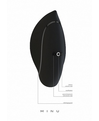 Stymulator Minu - Lay On Vibrator - Stymulator Łechtaczki - Czarny