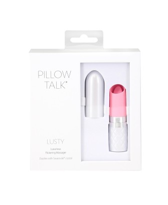 Pillow Talk - Dyskretny Stymulator Szminka - Różowy