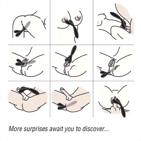 Y-Wand - Wibrator Różdżka - Czarny