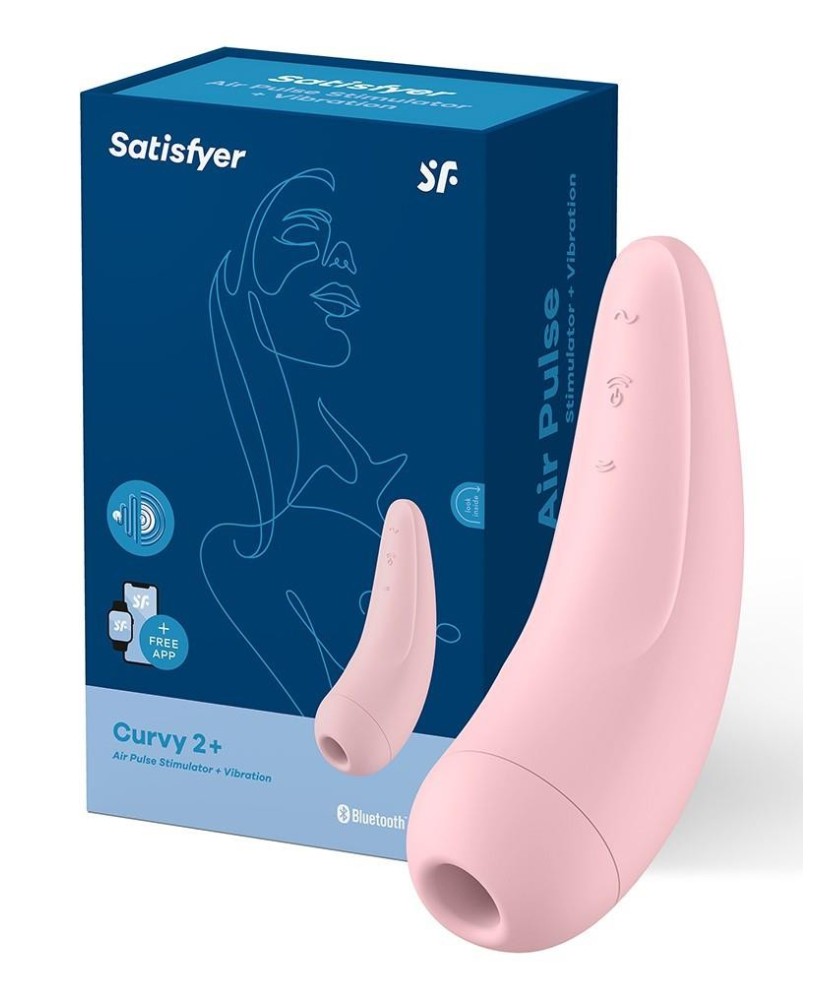 Wibrator - Curvy 2+ Air Pulse Stimulator + Vibration