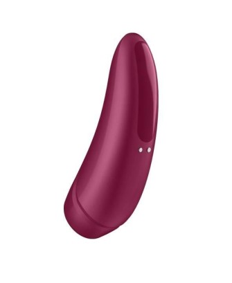 Wibrator - Curvy 1+ Air Pulse Stimulator + Vibration Rose Red