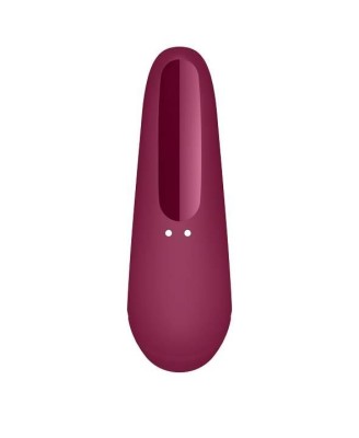 Wibrator - Curvy 1+ Air Pulse Stimulator + Vibration Rose Red