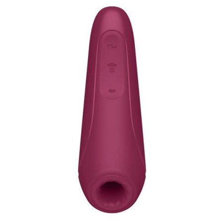 Wibrator - Curvy 1+ Air Pulse Stimulator + Vibration Rose Red