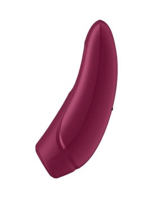 Wibrator - Curvy 1+ Air Pulse Stimulator + Vibration Rose Red