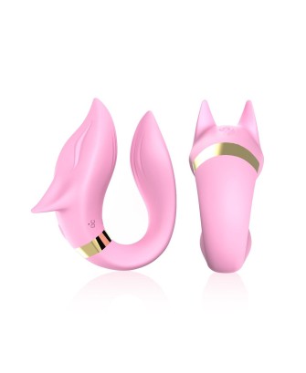 Fox light pink- Wibrator dla Par - Sterowany na pilota