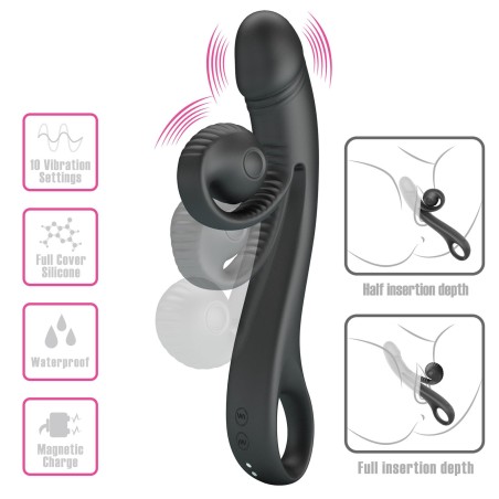 PRETTY LOVE - Love Romance Selma Snail Rabbit – Wibrator Króliczek