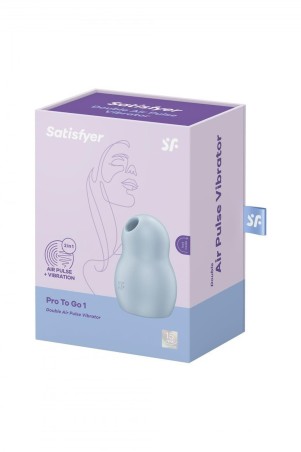 Satisfyer Pro To Go 1 Blue - Stymulator Łechtaczki