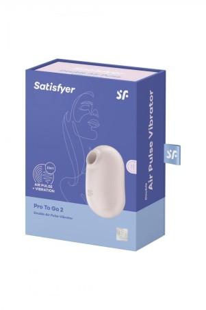 Satisfyer Pro To Go 2 Beige - Stymulator Łechtaczki