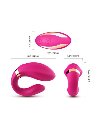 Crescent - Wibrator dla Par - Różowy