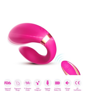 Crescent - Wibrator dla Par - Różowy