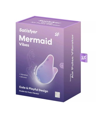 Satisfyer Mermaid Vibes violet/pink - Stymulator Łechtaczki