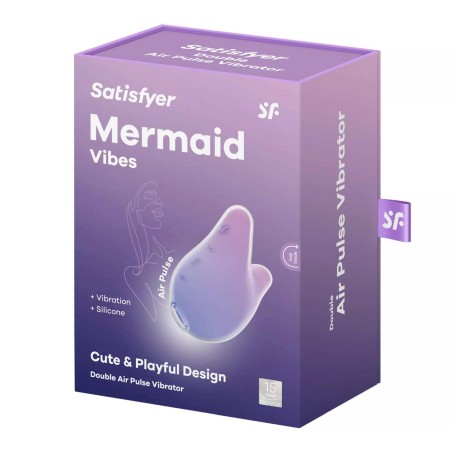 Satisfyer Mermaid Vibes violet/pink - Stymulator Łechtaczki