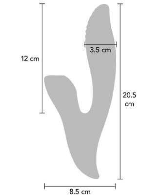 Athena Tapping Sensation - Wibrator Króliczek - Fioletowy