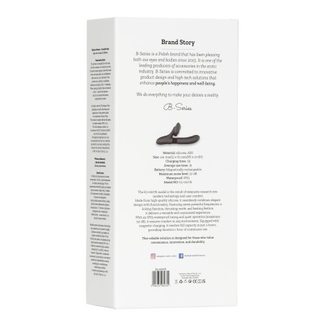 Silicone Vibrator 7 Powerful Modes - Licking,
Thrusting and Heating, Black