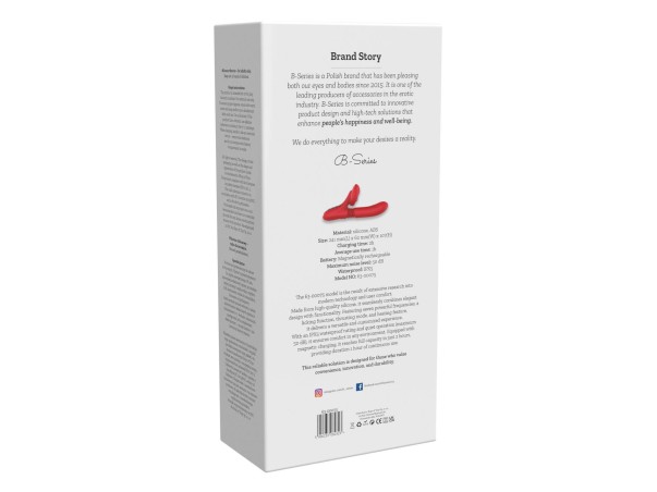 Silikonowy wibrator 7 trybów mocy – lizanie, wpychanie i podgrzewanie