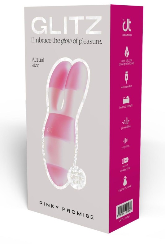 GLITZ PINKY PROMISE TRAVEL STIMULATOR - Intymny Masażer