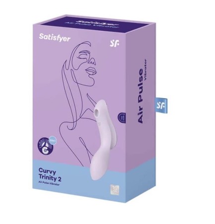Satisfyer Curvy Trinity 2 Violet - Wielofunkcyjny Wibrator