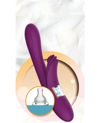 Lilo - Wibrator Króliczek z funkcją grzania - Fiolet