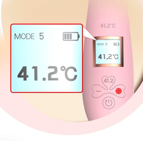 Lilo - Wibrator Króliczek z funkcją grzania - Fiolet