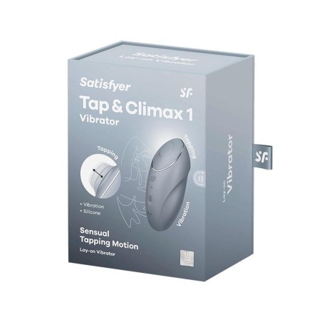 Satisfyer Tap & Climax 1 - Bluegrey - Stymulator Łechtaczki