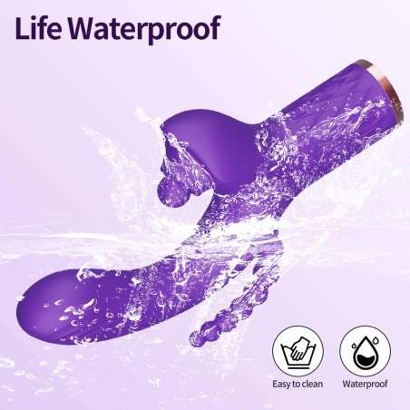 Patty - Wibrator Króliczek - 7 poziomów wibracji - Fiolet