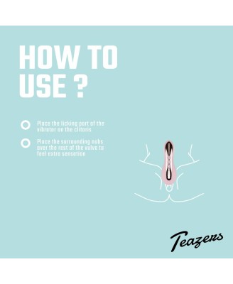 Clitoral Stimulator With Thong - Stymulator Łechtaczki - Róż