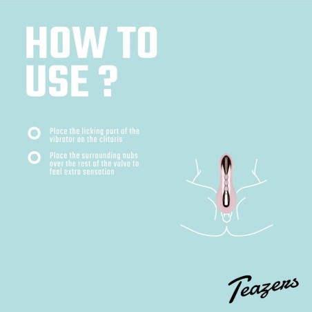 Clitoral Stimulator With Thong - Stymulator Łechtaczki - Róż