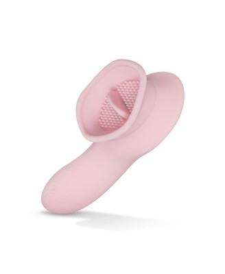 Clitoral Stimulator With Thong - Stymulator Łechtaczki - Róż