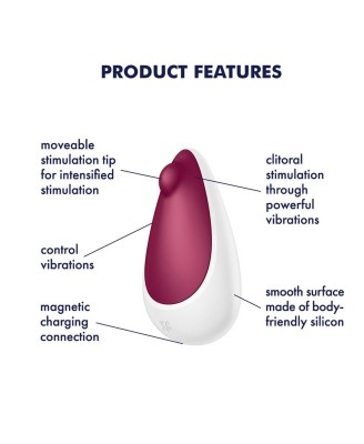 Satisfyer Spot On 3 berry - Stymulator Łechtaczki