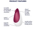 Satisfyer Spot On 3 berry - Stymulator Łechtaczki