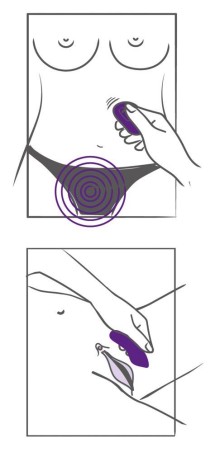 Sweet Smile RC - Wibrator Majtkowy na pilota