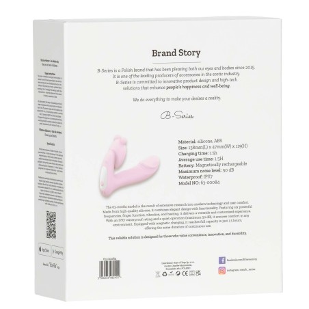 Silicone vibrator 3 speeds, 6 frequencies
Finger function, Heating + APP control