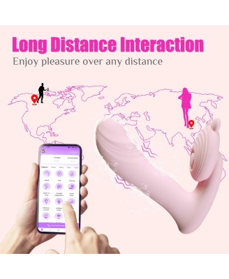 Silicone vibrator 3 speeds, 6 frequencies
Finger function, Heating + APP control