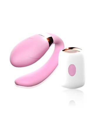 Stymulator-V-Vibe Pink USB 7 Function / Remote Control