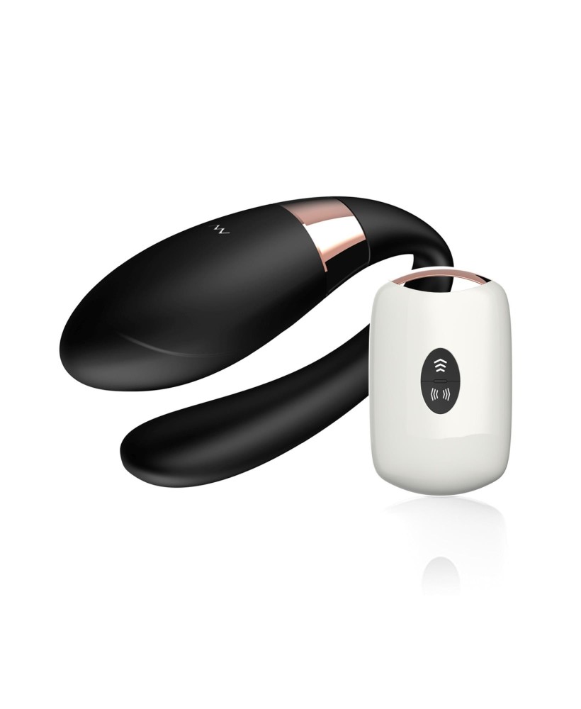 V-Vibe - Stymulator dla Par Sterowany na pilota - Czarny