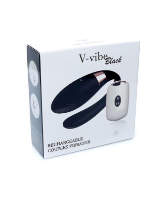 Stymulator-V-Vibe Black USB 7 Function / Remote Control