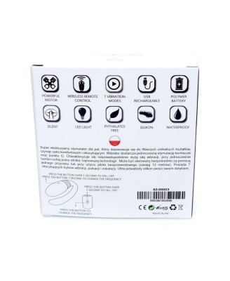 Stymulator-V-Vibe Black USB 7 Function / Remote Control