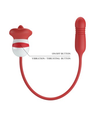 PRETTY LOVE - Ashlynn, 5 vibration functions 5 thrusting settings 5 licking settings