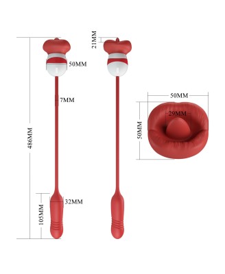 PRETTY LOVE - Ashlynn, 5 vibration functions 5 thrusting settings 5 licking settings